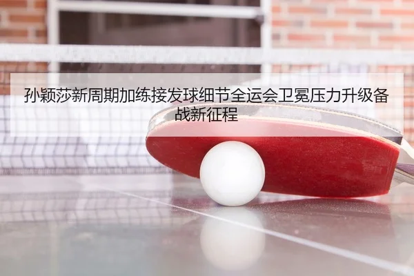 孙颖莎新周期加练接发球细节全运会卫冕压力升级备战新征程